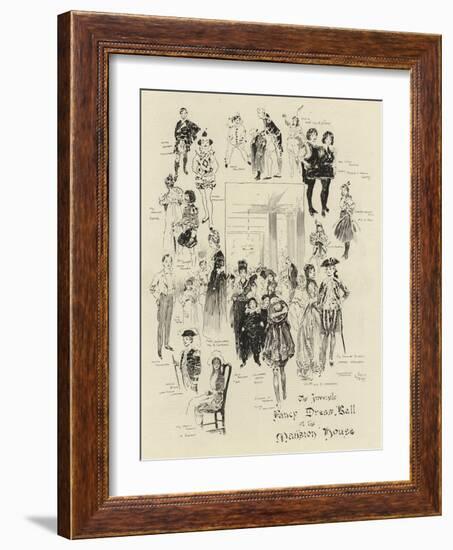 The Juvenile Fancy Dress Ball at the Mansion House-Frank Craig-Framed Giclee Print