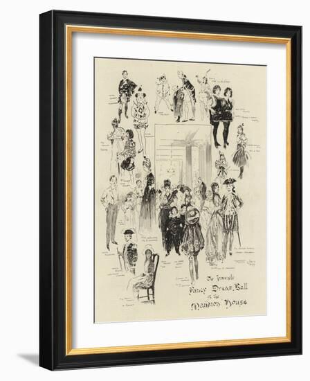 The Juvenile Fancy Dress Ball at the Mansion House-Frank Craig-Framed Giclee Print