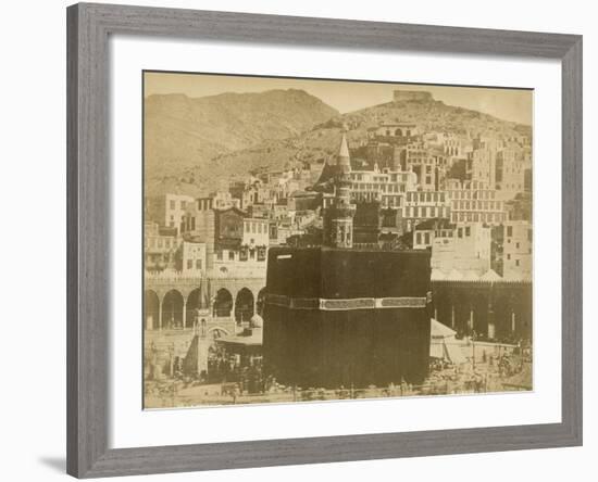 The Kaaba, Mecca, 1900-S. Hakim-Framed Photographic Print