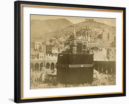 The Kaaba, Mecca, 1900-S. Hakim-Framed Photographic Print