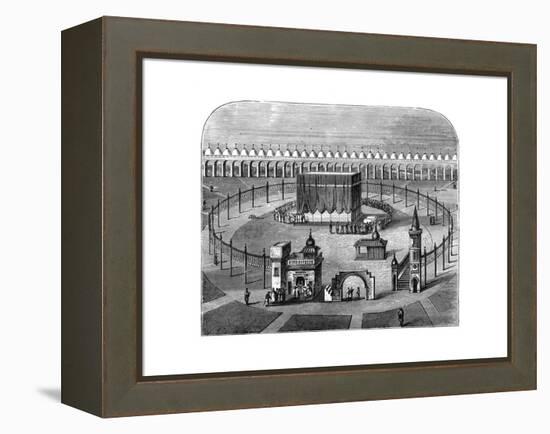 The Kaaba, Mecca, Saudi Arabia, C1890-null-Framed Premier Image Canvas