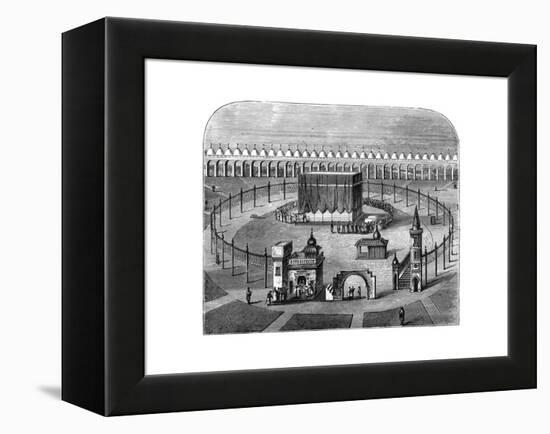 The Kaaba, Mecca, Saudi Arabia, C1890-null-Framed Premier Image Canvas