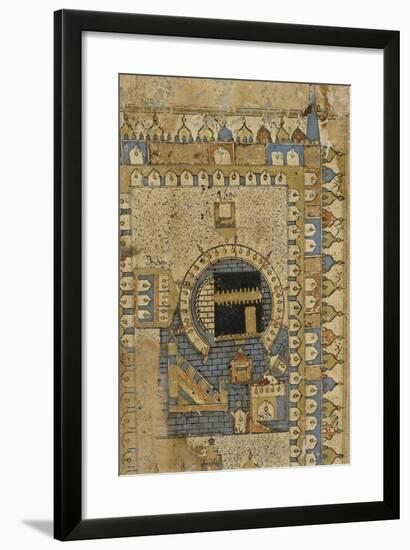 The Kaaba, Muhammad's Tomb in Mecca from an Account of a Pilgrimage to Mecca-null-Framed Giclee Print