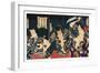 The Kabuki Actors, 1868-Toyohara Kunichika-Framed Giclee Print