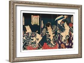 The Kabuki Actors, 1868-Toyohara Kunichika-Framed Giclee Print