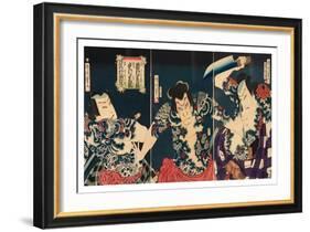 The Kabuki Actors, 1868-Toyohara Kunichika-Framed Giclee Print