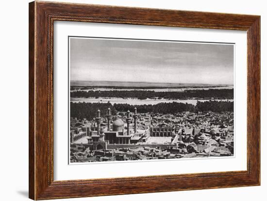 The Kadhimiya, the Holy City Near Baghdad, from an Aeroplane, Iraq, 1925-A Kerim-Framed Giclee Print