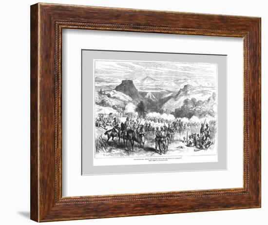 'The Kaffir War - Driving the Kaffirs out of the Iron Mount and Waterkloof', 1878-Unknown-Framed Giclee Print