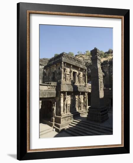 The Kailasa (Kailasanatha) Temple, Ellora Caves, Temples Cut into Solid Rock, Near Aurangabad-R H Productions-Framed Photographic Print