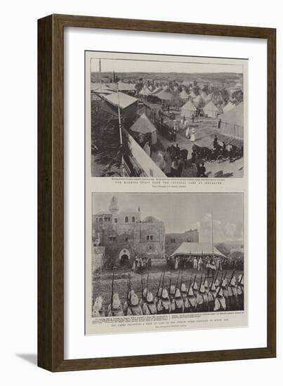 The Kaiser in the Holy Land-null-Framed Giclee Print