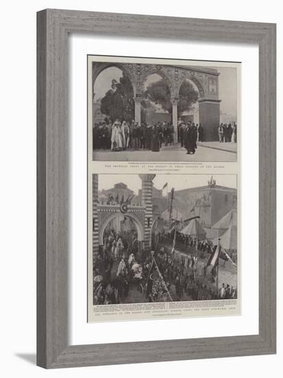 The Kaiser in the Holy Land-null-Framed Giclee Print