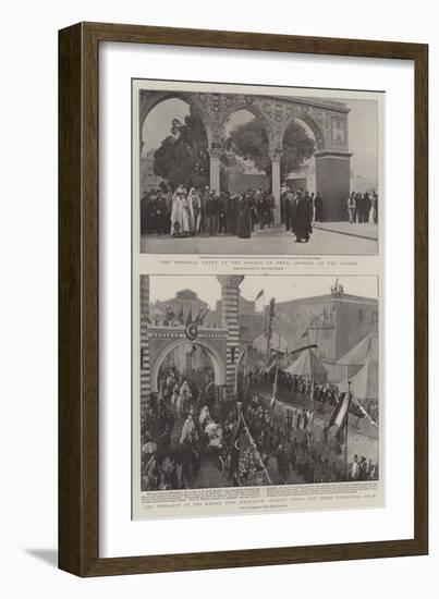 The Kaiser in the Holy Land-null-Framed Giclee Print