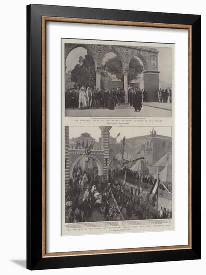 The Kaiser in the Holy Land-null-Framed Giclee Print