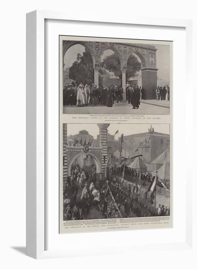 The Kaiser in the Holy Land-null-Framed Giclee Print