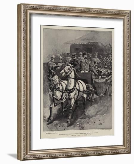 The Kaiser's Visit to the Czar-John Charlton-Framed Giclee Print