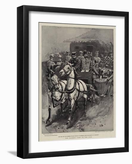 The Kaiser's Visit to the Czar-John Charlton-Framed Giclee Print