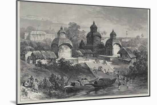 The Kali Ghaut, Calcutta-null-Mounted Giclee Print
