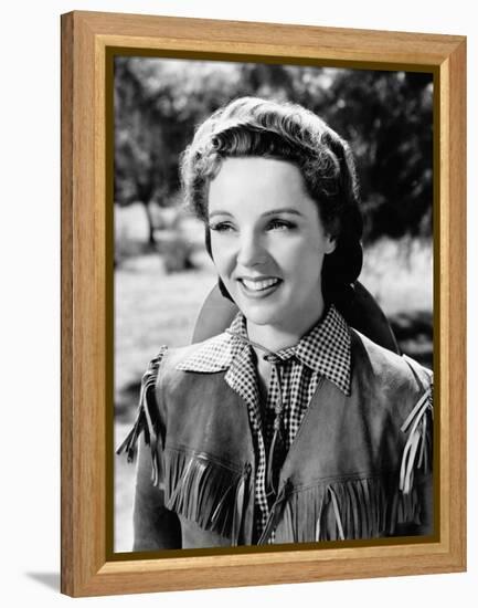 The Kansan, Jane Wyatt, 1943-null-Framed Stretched Canvas