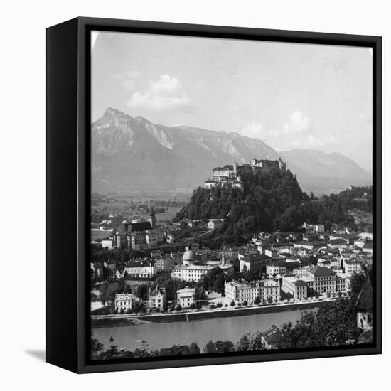 The Kapuzinerberg, Salzburg, Austria, C1900-Wurthle & Sons-Framed Premier Image Canvas