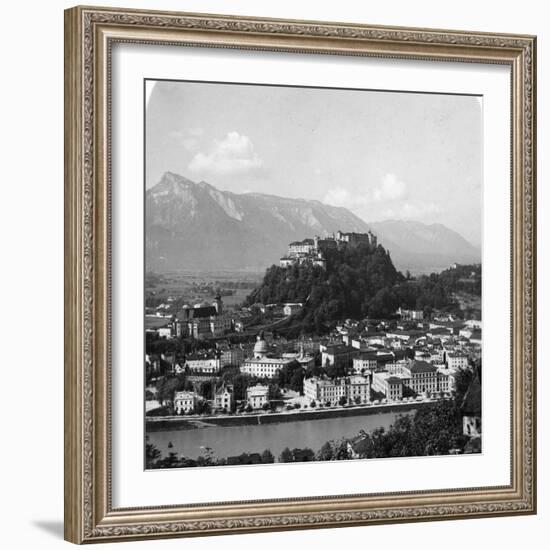 The Kapuzinerberg, Salzburg, Austria, C1900-Wurthle & Sons-Framed Photographic Print