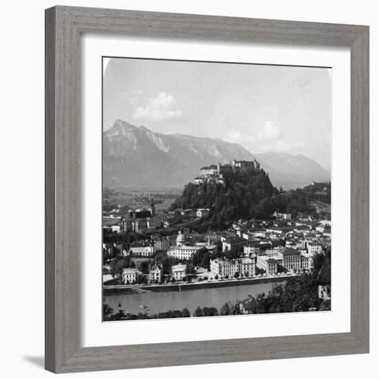 The Kapuzinerberg, Salzburg, Austria, C1900-Wurthle & Sons-Framed Photographic Print