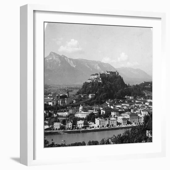 The Kapuzinerberg, Salzburg, Austria, C1900-Wurthle & Sons-Framed Photographic Print