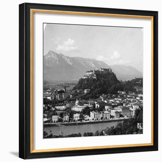 The Kapuzinerberg, Salzburg, Austria, C1900-Wurthle & Sons-Framed Photographic Print