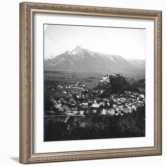 The Kapuzinerberg, Salzburg, Austria, C1900-Wurthle & Sons-Framed Photographic Print