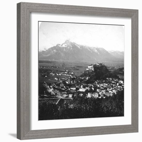 The Kapuzinerberg, Salzburg, Austria, C1900-Wurthle & Sons-Framed Photographic Print