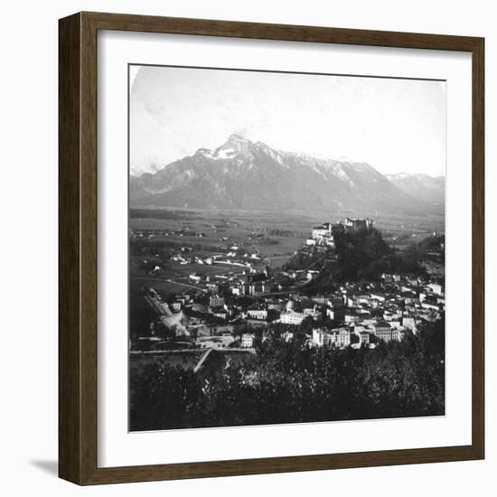 The Kapuzinerberg, Salzburg, Austria, C1900-Wurthle & Sons-Framed Photographic Print