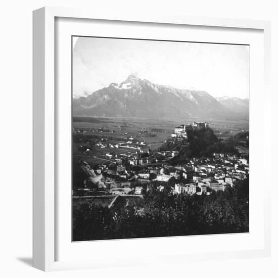 The Kapuzinerberg, Salzburg, Austria, C1900-Wurthle & Sons-Framed Photographic Print