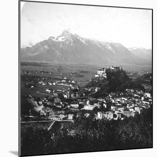 The Kapuzinerberg, Salzburg, Austria, C1900-Wurthle & Sons-Mounted Photographic Print