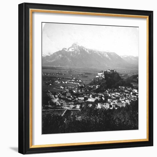 The Kapuzinerberg, Salzburg, Austria, C1900-Wurthle & Sons-Framed Photographic Print