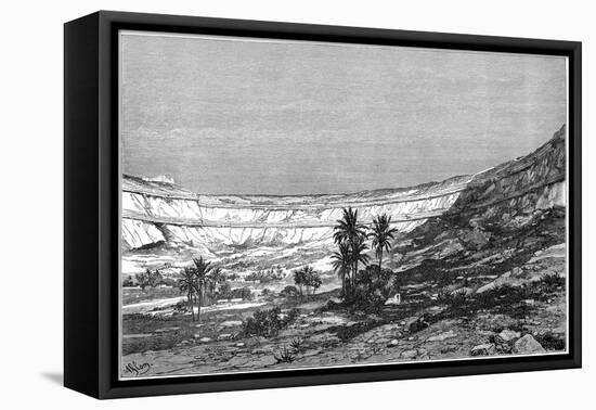 The Kasr-El-Jebel Cirque, Syria, C1890-Charles Barbant-Framed Premier Image Canvas