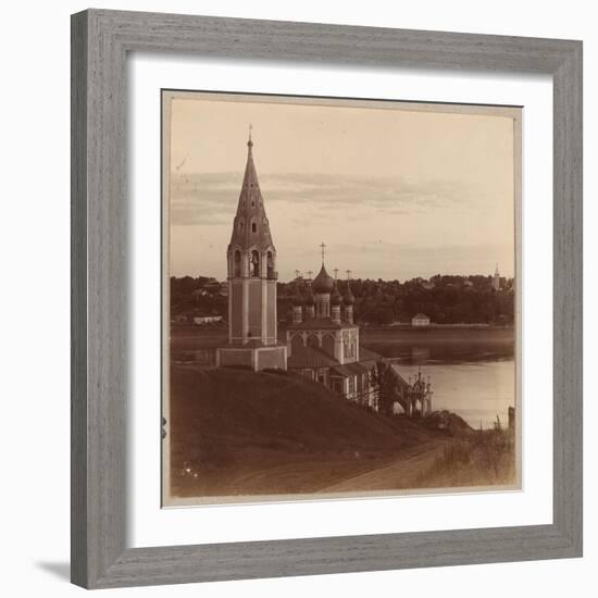 The Kazan-Preobrazhenskiy Church in Romanov-Borisoglebsk, 1910-Sergey Mikhaylovich Prokudin-Gorsky-Framed Giclee Print