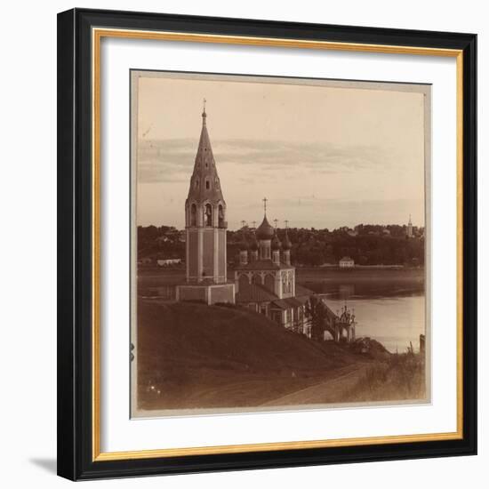 The Kazan-Preobrazhenskiy Church in Romanov-Borisoglebsk, 1910-Sergey Mikhaylovich Prokudin-Gorsky-Framed Giclee Print