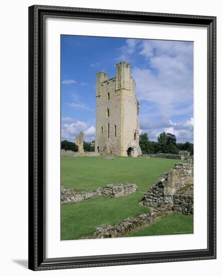 The Keep, Helmsley Castle, North Yorkshire, England, United Kingdom-David Hunter-Framed Photographic Print