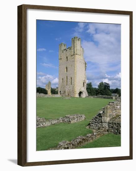 The Keep, Helmsley Castle, North Yorkshire, England, United Kingdom-David Hunter-Framed Photographic Print