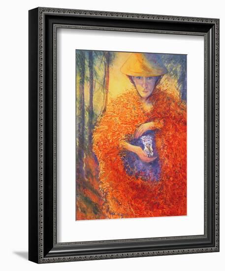 The Keeper of the Flowers, 2004-Silvia Pastore-Framed Giclee Print