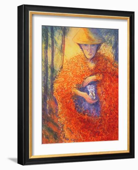 The Keeper of the Flowers, 2004-Silvia Pastore-Framed Giclee Print