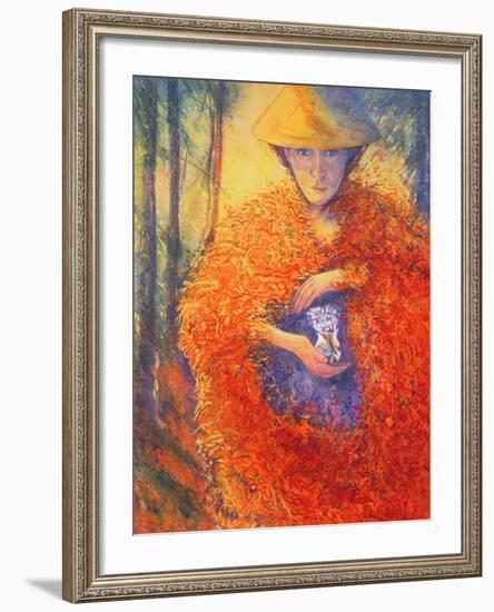 The Keeper of the Flowers, 2004-Silvia Pastore-Framed Giclee Print