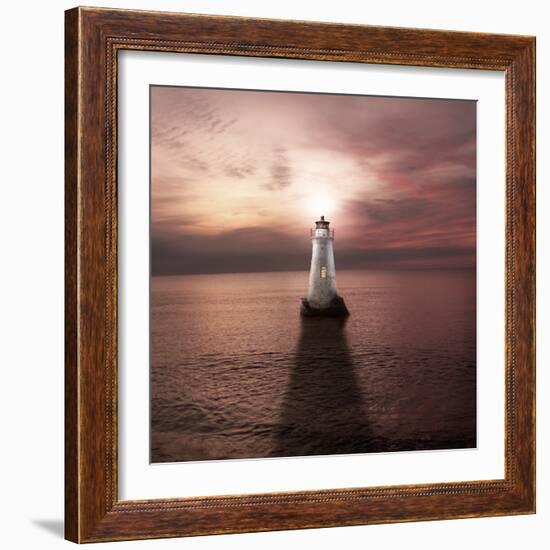 The Keeper of the Light-Luis Beltran-Framed Photographic Print