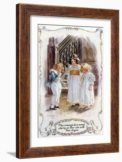 The Keeping of Christmas at Bracebridge Hall-Charles Edmund Brock-Framed Giclee Print