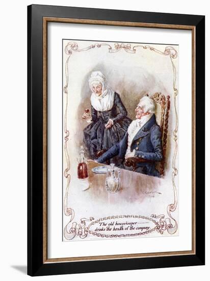 The Keeping of Christmas at Bracebridge Hall-Charles Edmund Brock-Framed Giclee Print