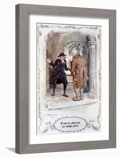 The Keeping of Christmas at Bracebridge Hall-Charles Edmund Brock-Framed Giclee Print