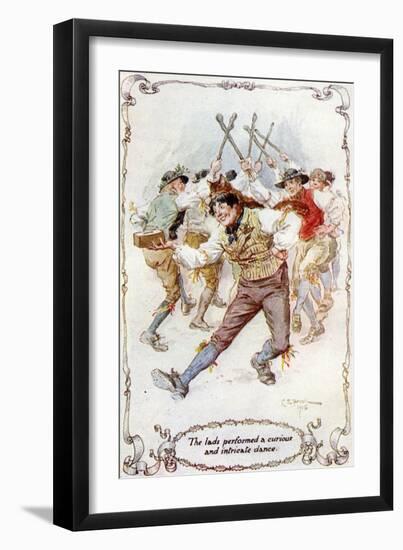 The Keeping of Christmas at Bracebridge Hall-Charles Edmund Brock-Framed Giclee Print