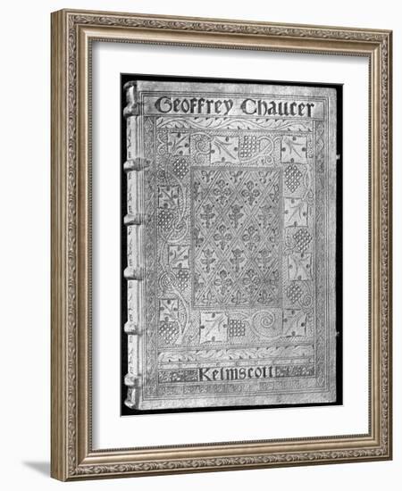 The Kelmscott Chaucer, with a Special Binding by William Morris, 1896-William Morris-Framed Giclee Print