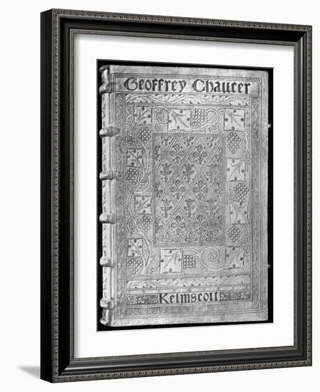 The Kelmscott Chaucer, with a Special Binding by William Morris, 1896-William Morris-Framed Giclee Print