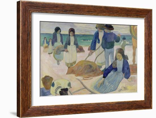 The Kelp Gatherers (II) (Ramasseuses de varech (II)). 1889-Paul Gauguin-Framed Giclee Print