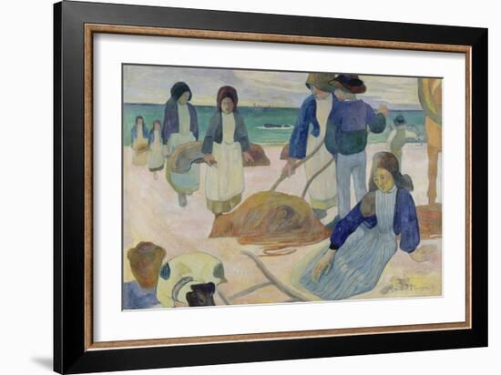 The Kelp Gatherers (II) (Ramasseuses de varech (II)). 1889-Paul Gauguin-Framed Giclee Print